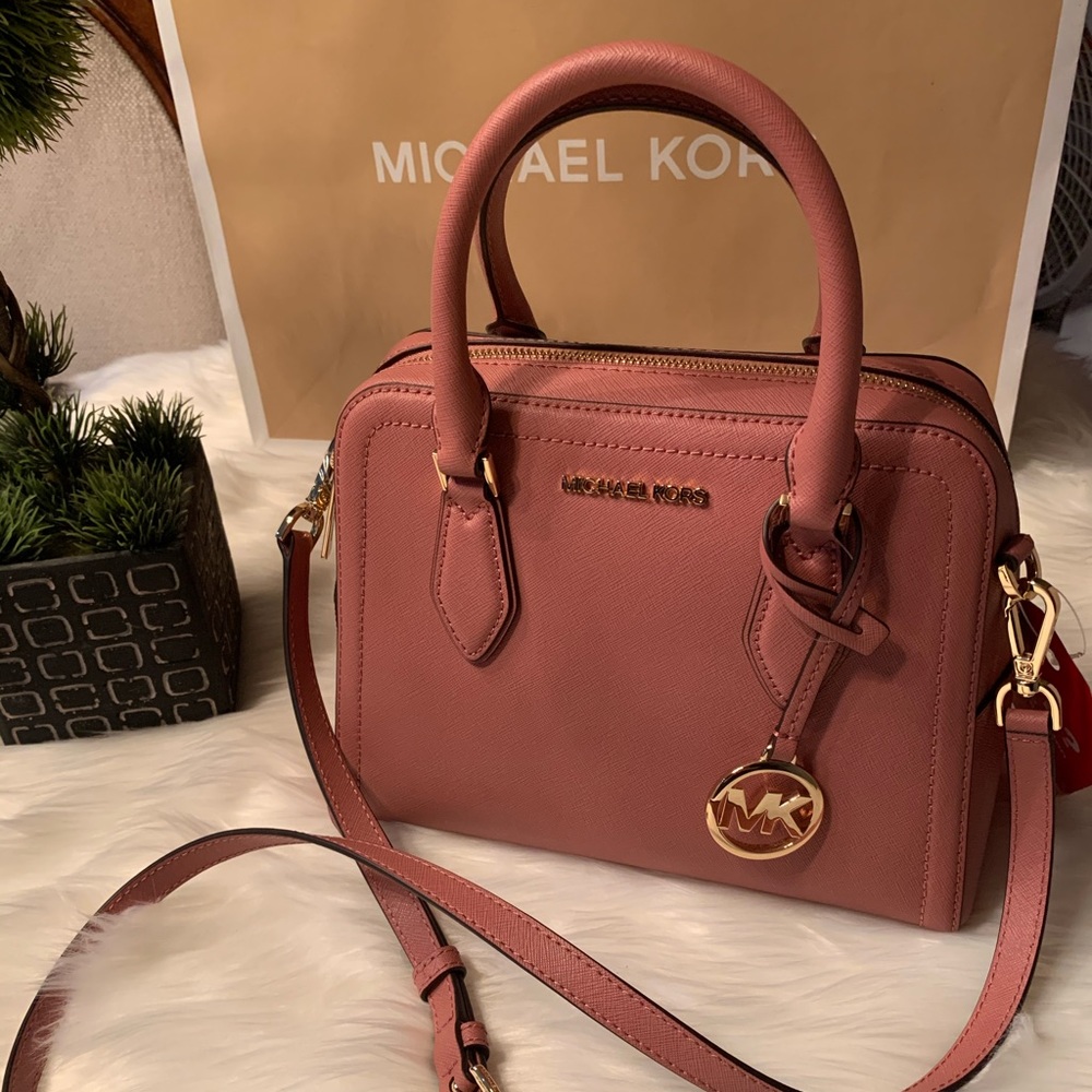 🌹MK Ayden Med Dome Satchel
